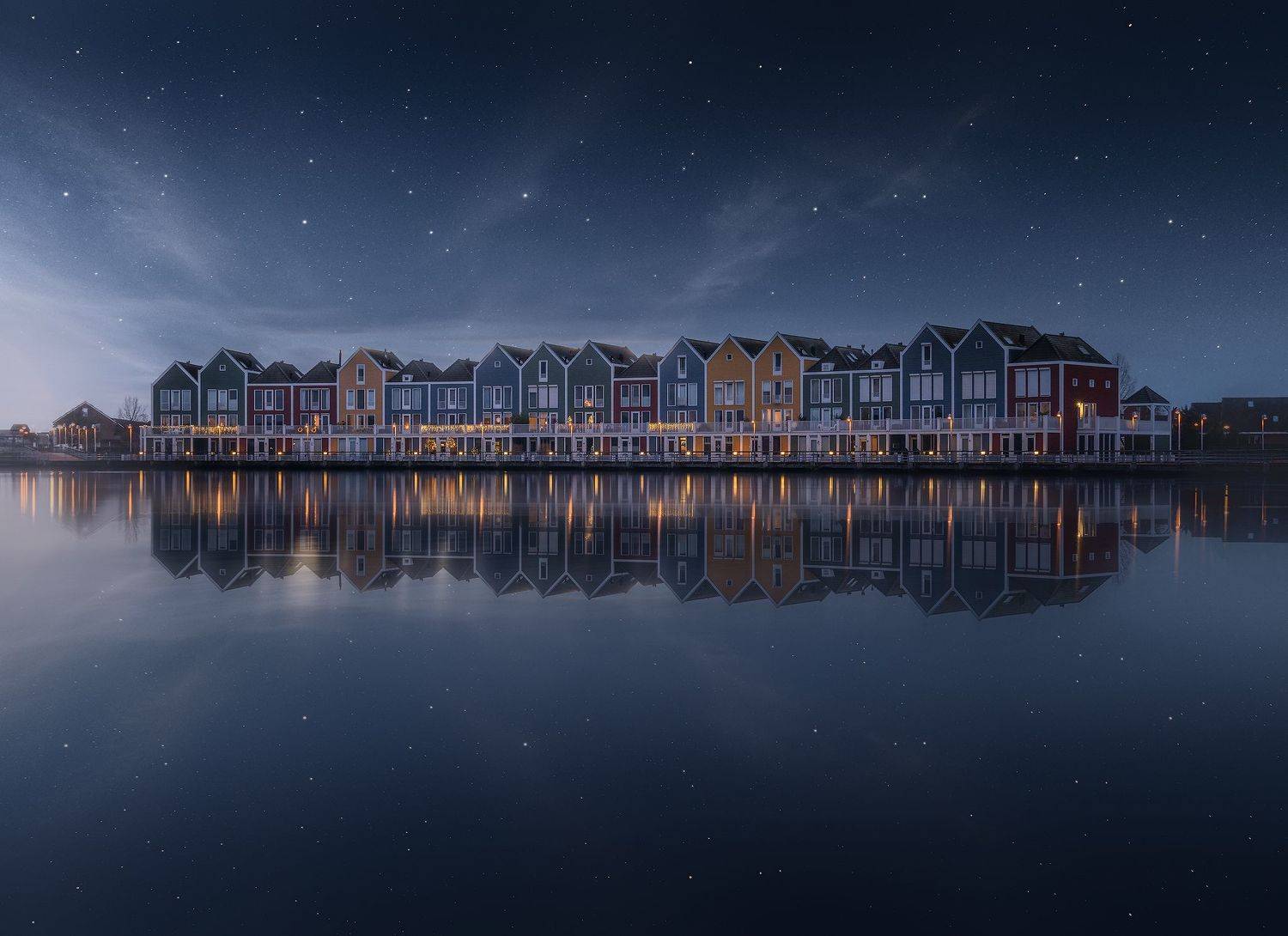 Reflections from the Netherlands. Автор: Remo Daut Reflection, Netherlands, Night, Stars, Landscape, Remo Daut