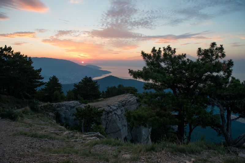 Крым, Ай-Петри, восходphoto preview