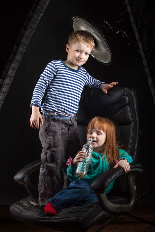 Дети в студииphoto preview