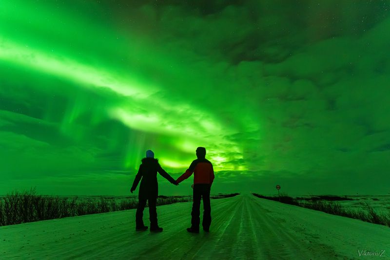 северное сияние, полярное сияние, заполярье, aurora borealis, polar lights photo preview