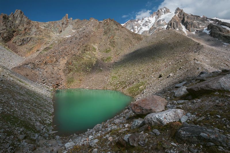 кавказ, кбр, озеро, уллу-тау, куллумкол Озеро Живое. Ущелье Куллумколphoto preview