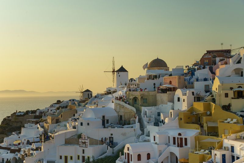 закат на Санториниphoto preview