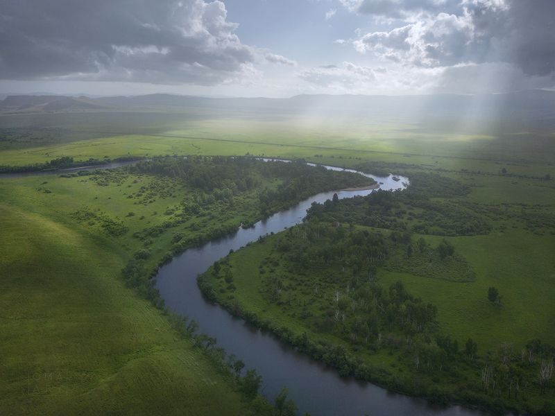 хакасия, сибирь, свет, лето, голубое небо Да будет Свет!photo preview