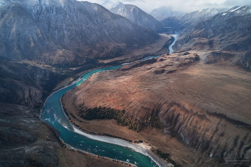 Катунь на рассвете фото превью