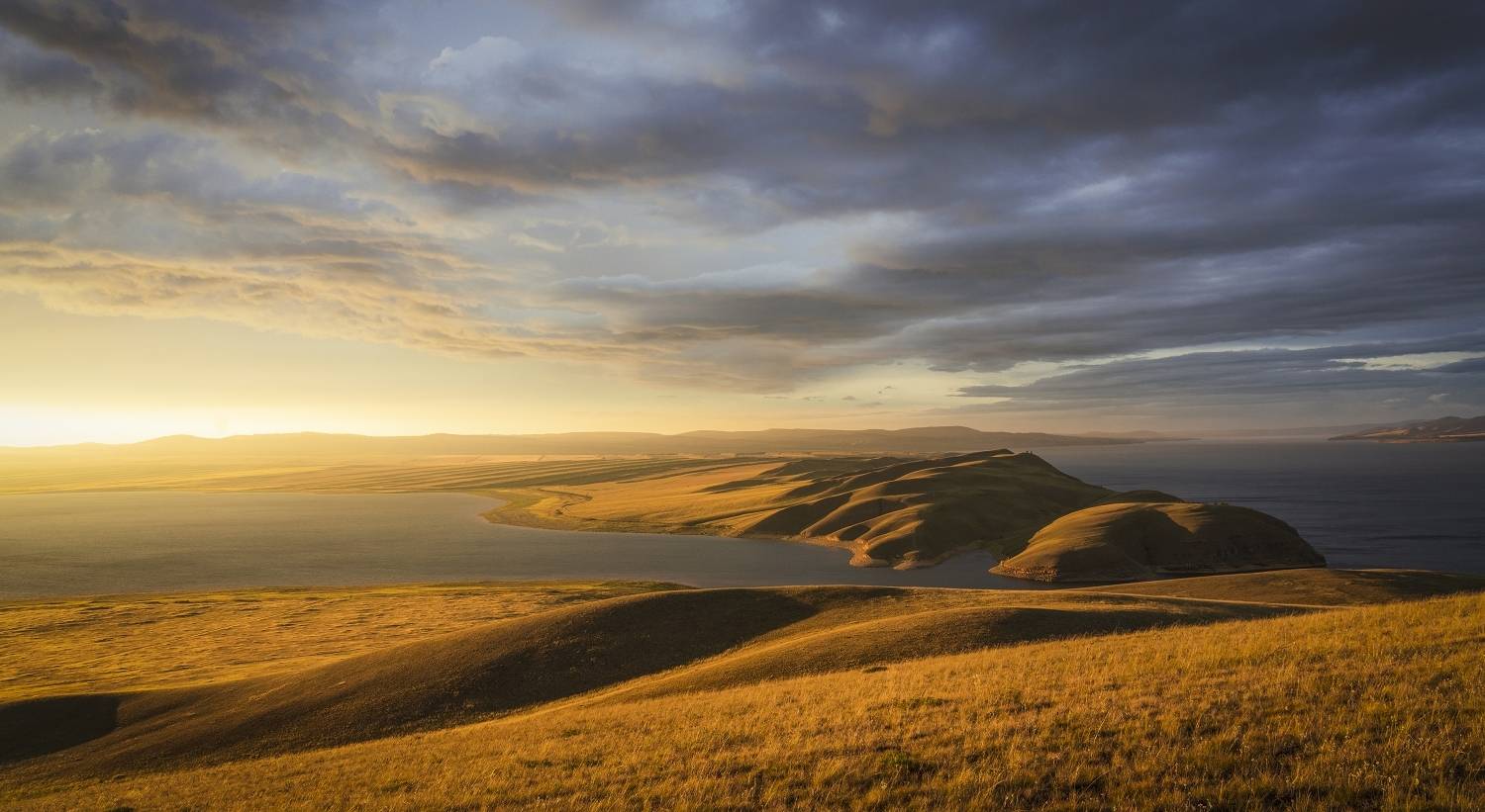 Закат над Енисеем. Автор: Анатолич , Анатолич