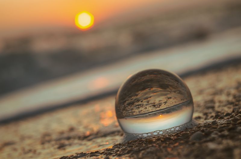 Лето, море и закат фото превью