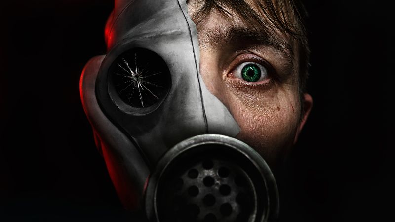 Чернобыль, сталкер, взрыв на ЧАЭС, ликвидаторы, фото в противогазе Чернобыльская тематикаphoto preview