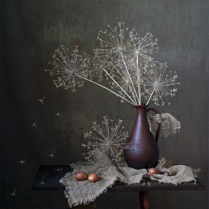 миламиронова, фотонатюрморт, stilllife, натюрмортсбукетом, лук, аллиум Аллиум... фото превью