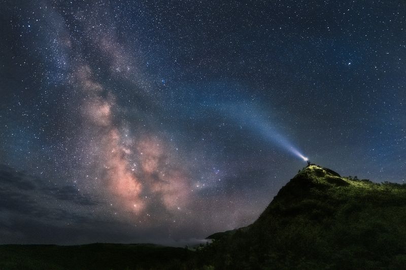 Приморье, Владивосток, Гамова, Витязь, гора, природа, Японское море, ночная съемка, Млечный Путь, ночь, звезды, млечный путь На связи с космосомphoto preview
