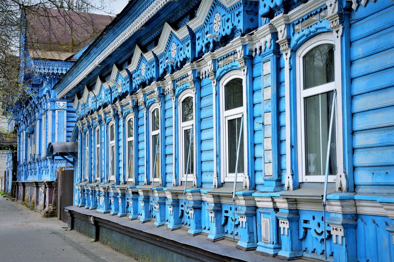 брянская область, новозыбков, деревянный дом, фасад, наличники, купечество, деревянное зодчество, Купеческий шикphoto preview