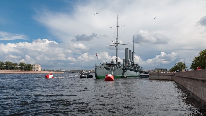 Питер, небо, Аврораphoto preview