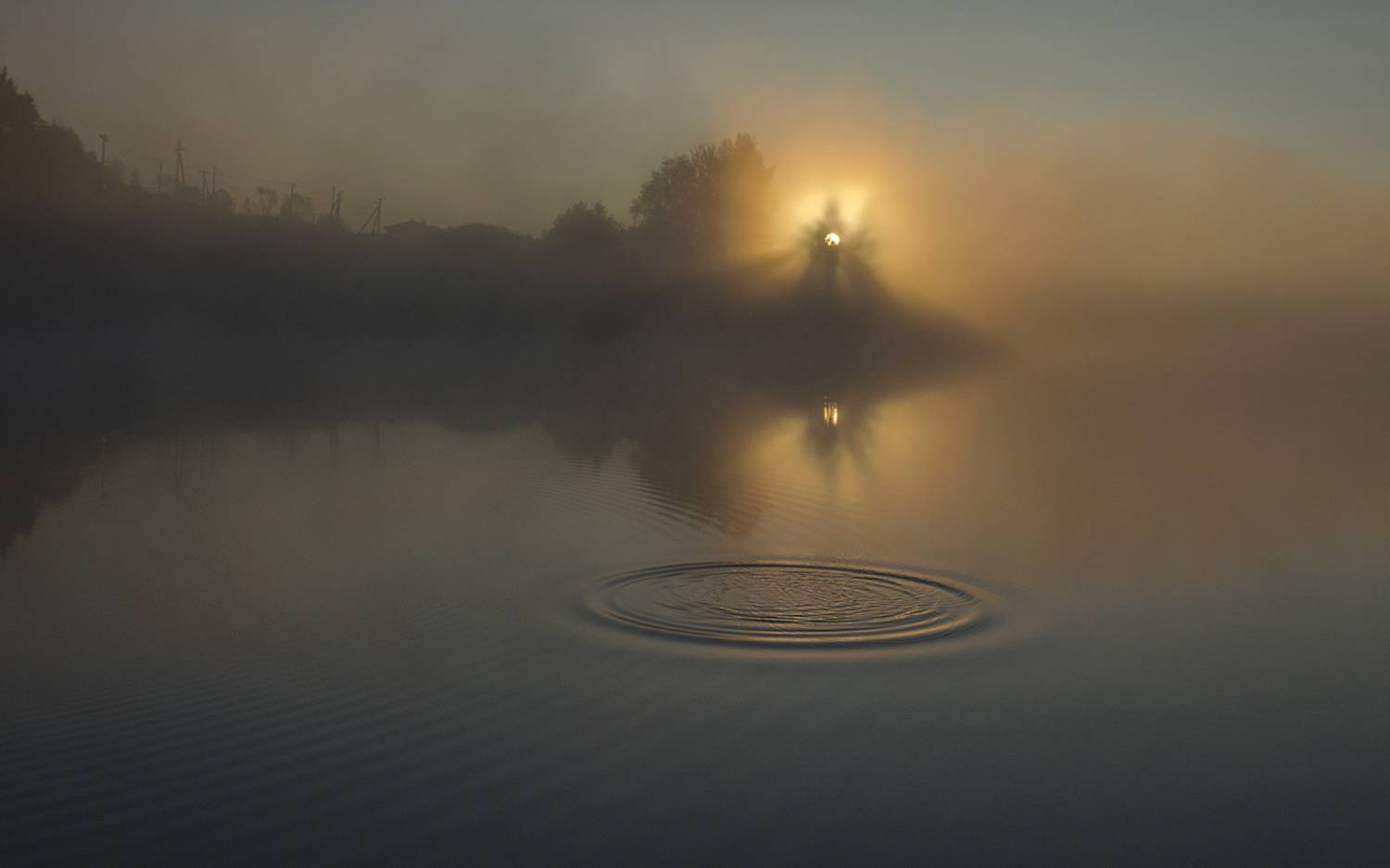 Просыпался берег на заре. Автор: Михаил Агеев утро, рассвет, восход, архангельское, Михаил Агеев