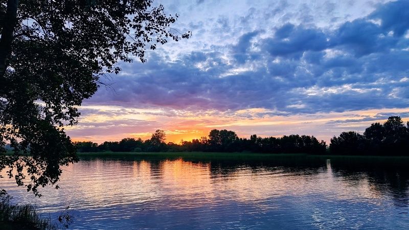 пейзаж Летний вечерphoto preview