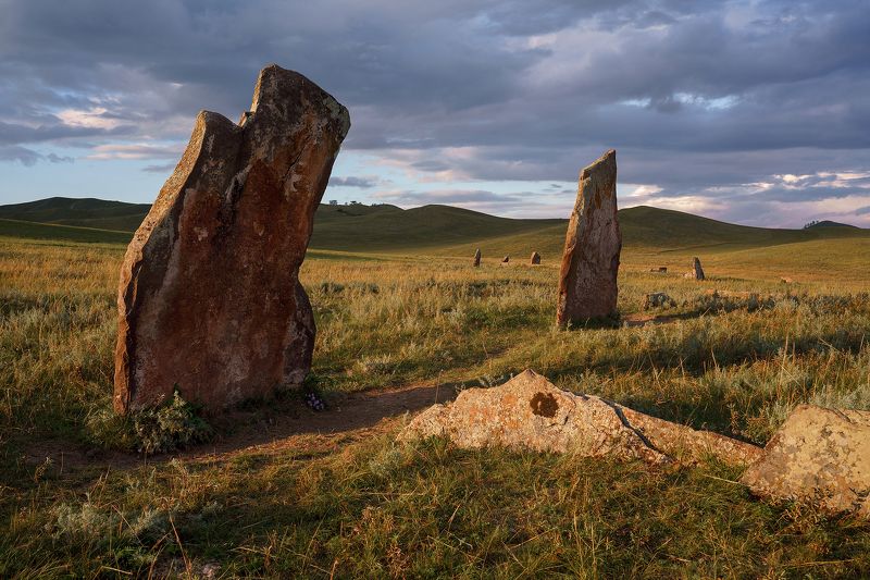 сибирь, пейзаж, красиво, лето, хакасия, хайкинг, тревел, туризм Легенды менгировphoto preview