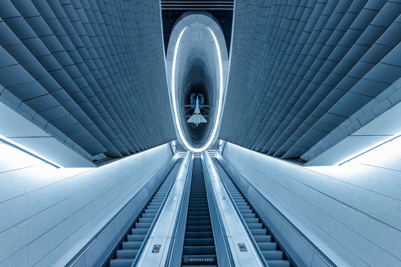 москва, метро, станция, метрополитен, станция метро, московский метрополитен, подземка, самолет, эскалатор, лестница, здание, архитектура, ту-144, moscow, metro, station, subway, metro station, moscow metro, underground, plane, architecture \