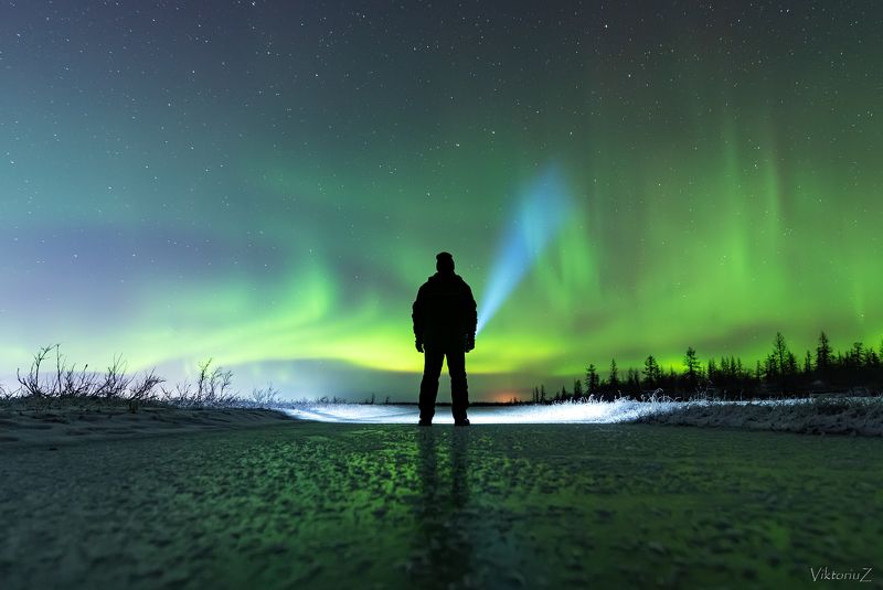 северное сияние, полярное сияние, заполярье, aurora borealis, polar lights photo preview