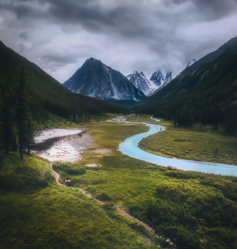 Алтай, шавлинское, шавла, охотник, горы, река Одинокий Охотникphoto preview