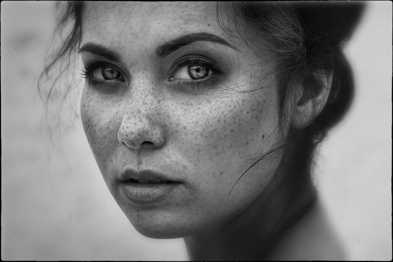 portrait, girl, портрет,style,light, blackandwhite, bw,sexy,beauty,freckles,headshot Valeriaphoto preview