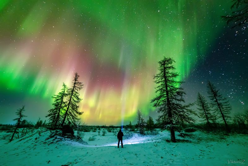 северное сияние, полярное сияние, заполярье, aurora borealis, polar lights photo preview