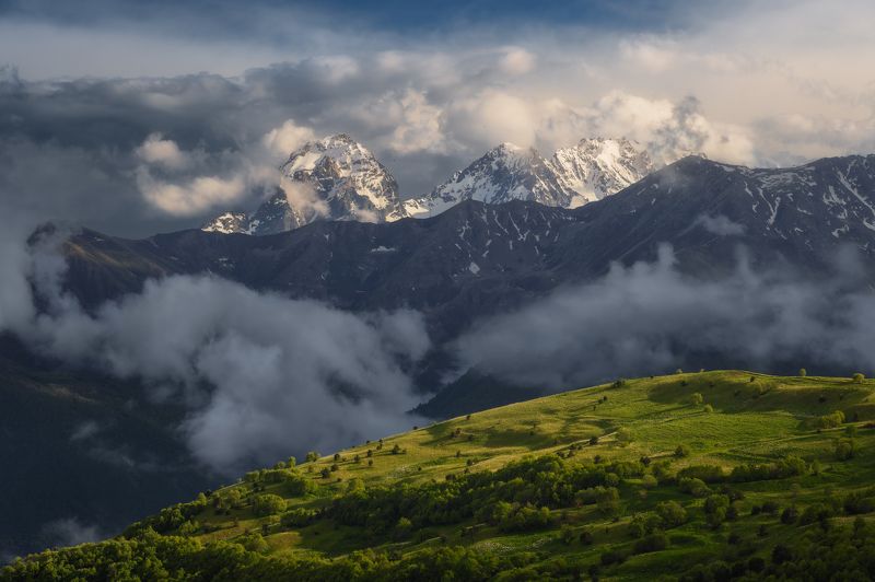 пейзаж, северная осетия, горы, дигория photo preview