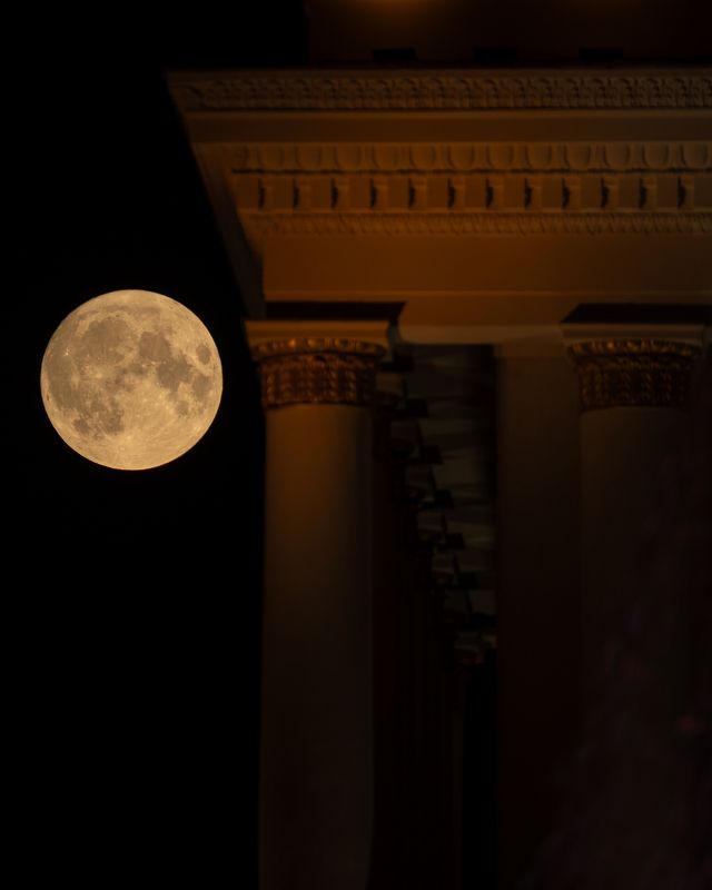 луна, полнолуние, москва, moon, fullmoon, moscow photo preview