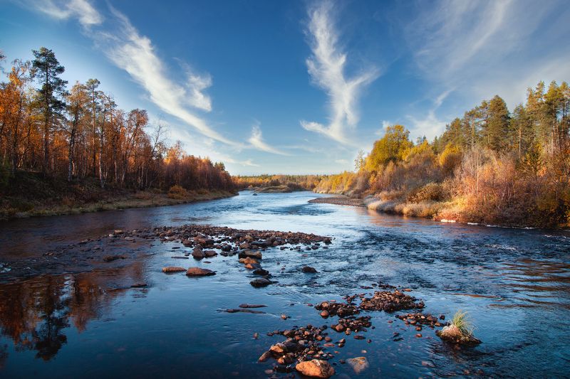 тумча, ковдор, мурманская область, природа, кольский река Тунсайокки фото превью