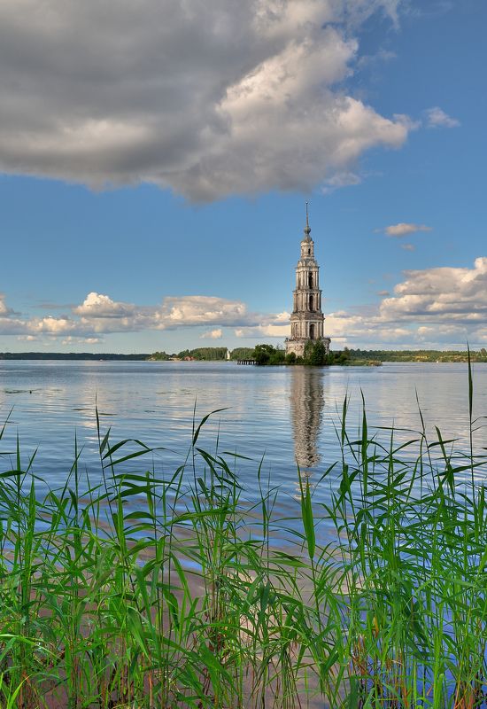 волга, калязин, колокольня, Поплавокphoto preview