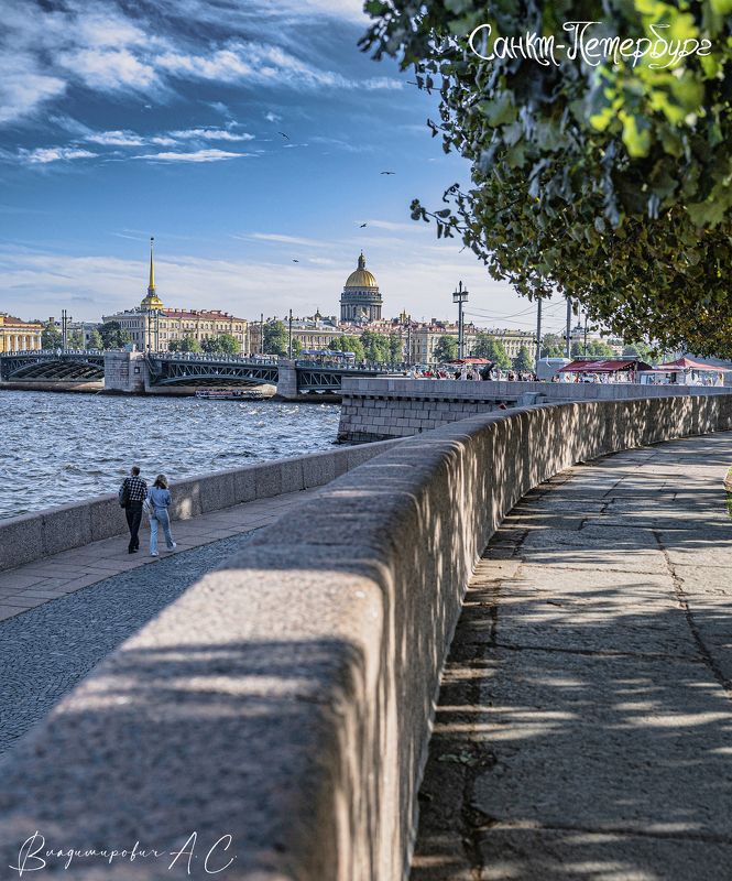 исаакиевский собор адмиралтейство дворцовый мост нева питер Прекрасный Питер.photo preview