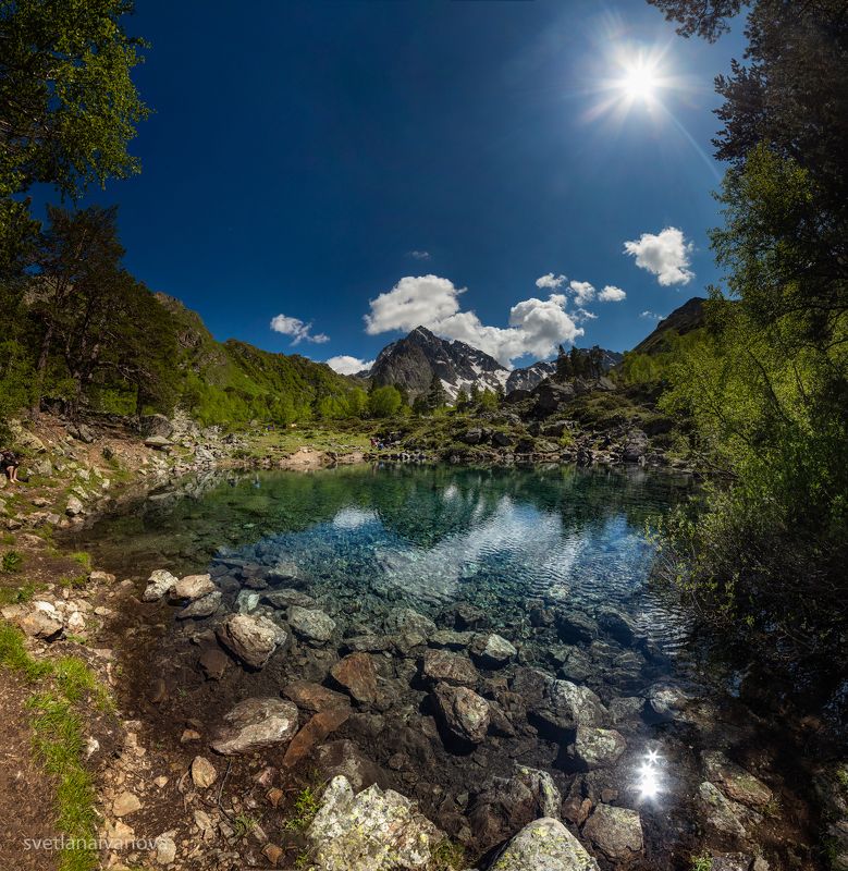 архыз, озеро, орленок, кавказ, кчр Озеро Орленокphoto preview