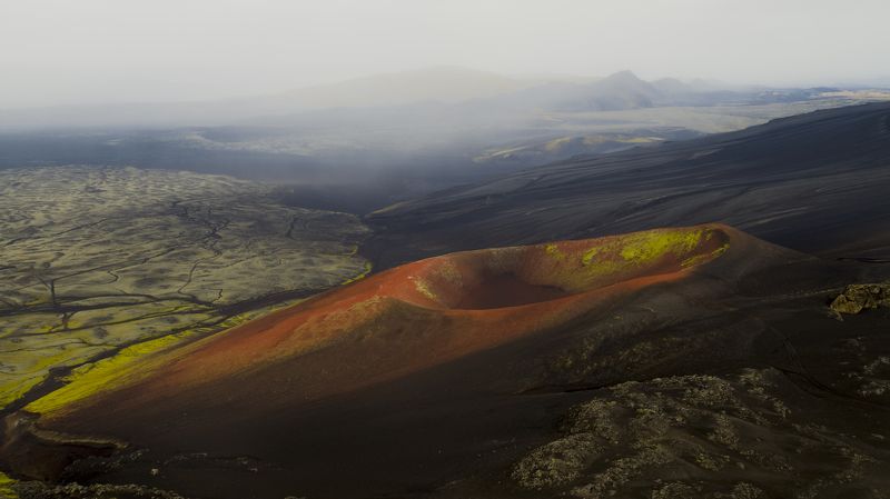 rauðskál,аэрофотосъёмка,пейзаж .....photo preview