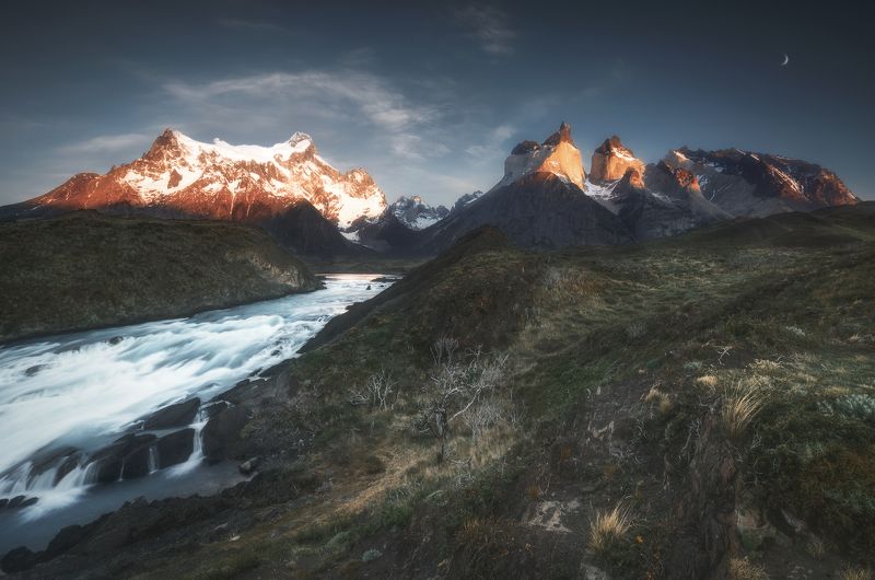 патагония, чили, torres del paine  фото превью