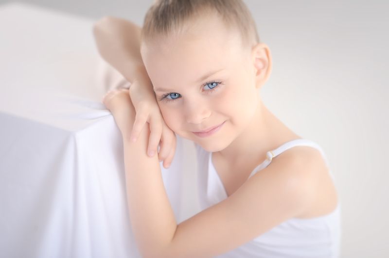 нежность девочка с голубыми глазами цвета неба ВАСИЛИСАphoto preview