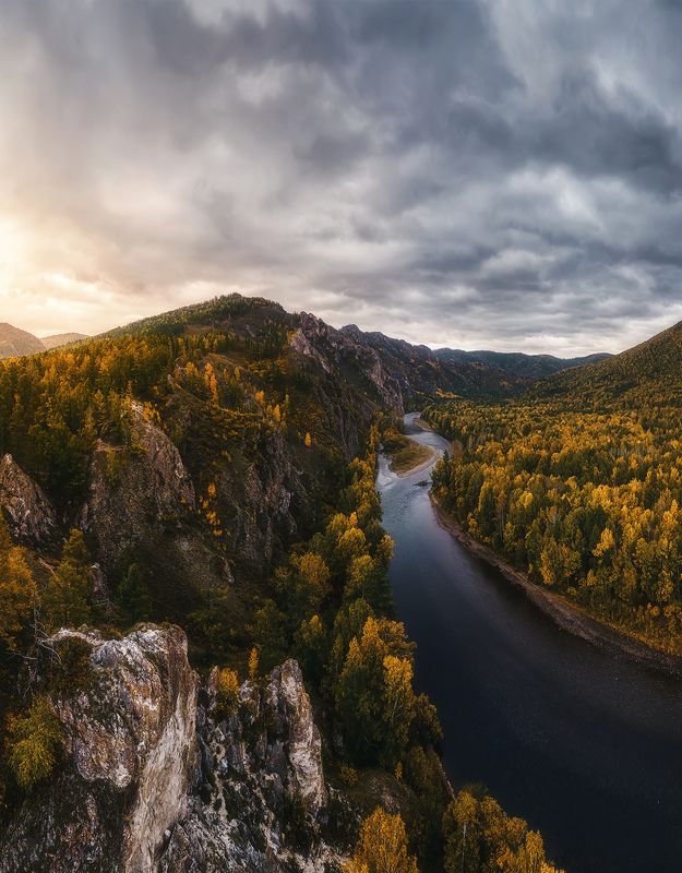 сибирь, хакасия, тропа предков, июс, река, осень Тропа Предковphoto preview