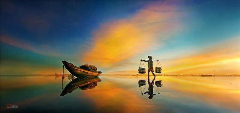 Công việc sớm trên Đầm Quảng Lợiphoto preview