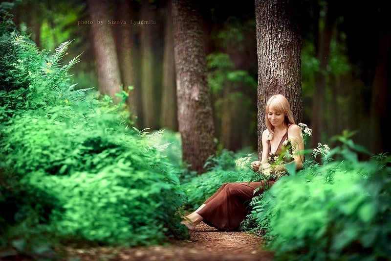 девушка природа красивая Светланаphoto preview