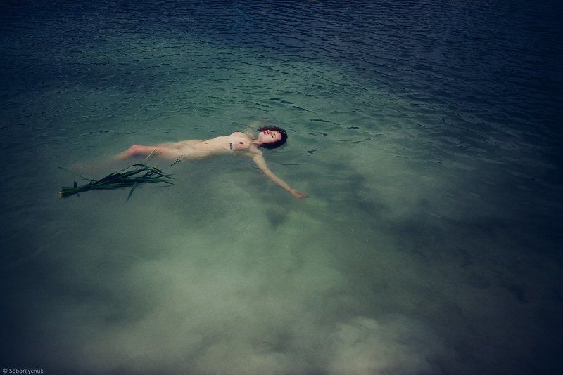 nude, girl, water nudephoto preview