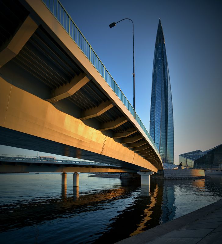 санкт-петербург, лахта центр, башня, мост, Ключ на старт!photo preview