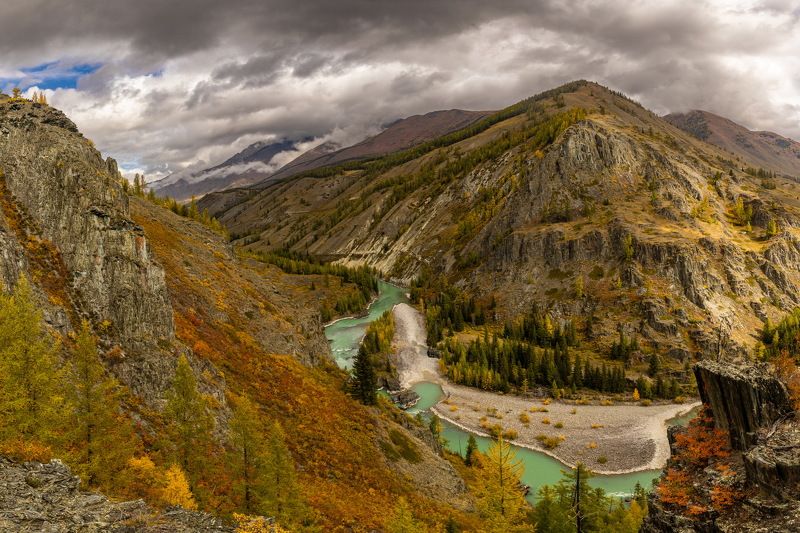 altay, river, russia, алтай Долина реки Аргут фото превью