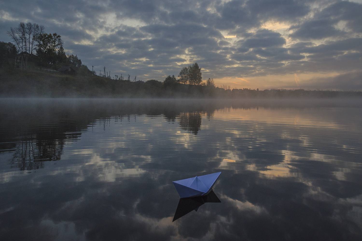 Рассвет, ко мне корабликом бумажным приплыви. Автор: Михаил Агеев утро, рассвет, архангельское, Михаил Агеев
