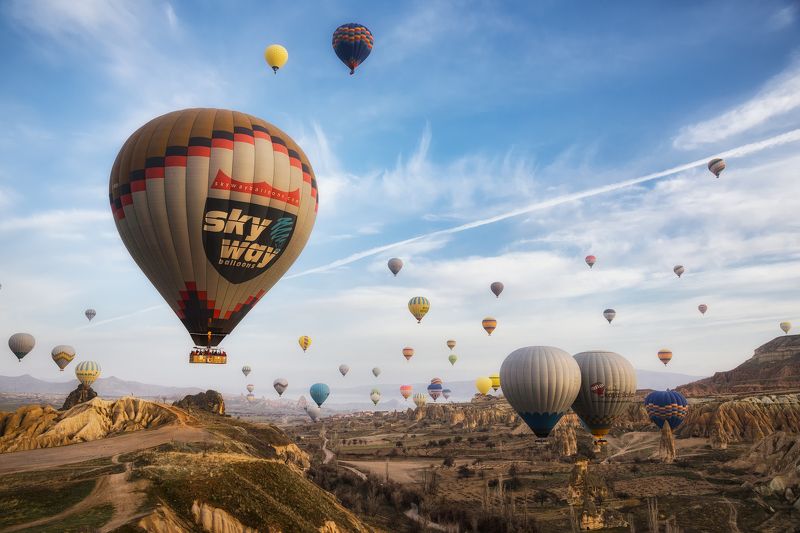 турция, каппадокия, воздушный, шар, утро, рассвет, холмы, горы, turkey, cappadocia, baloon, sunset, sunrise, morning, hill, hills, mountain Каппадокия / Cappadociaphoto preview