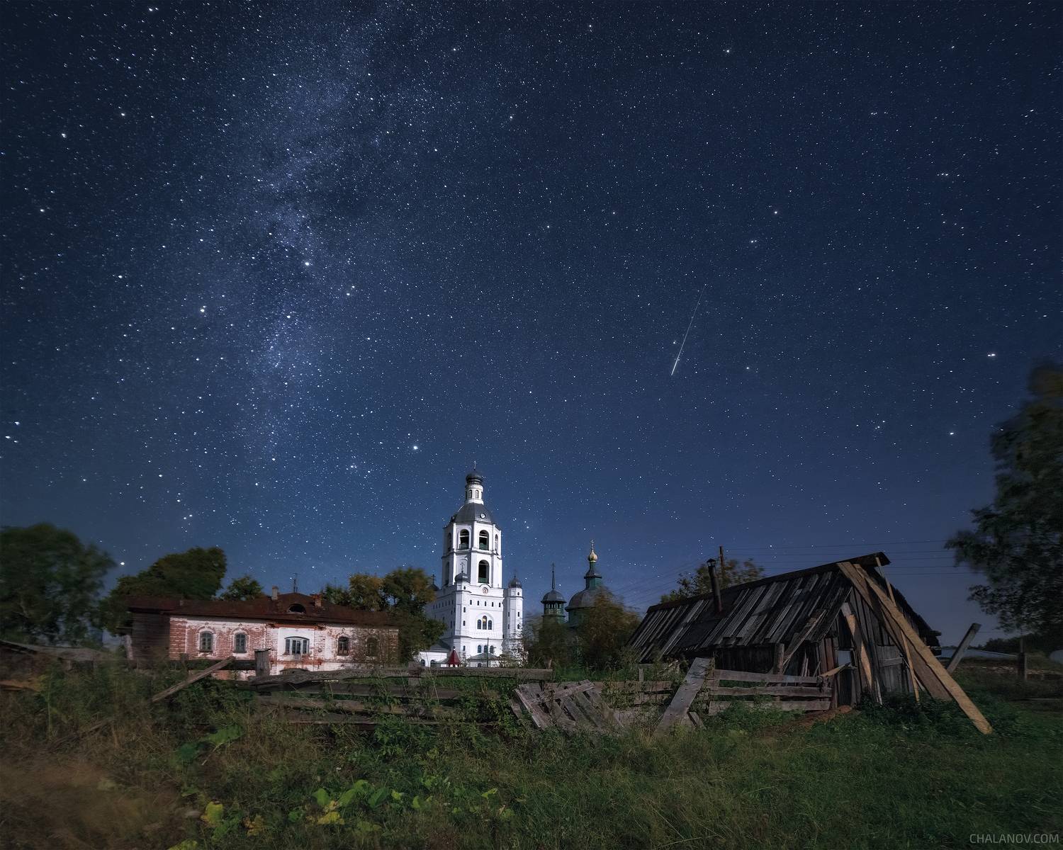 пейзаж, архитектура, церковь, осень, золотаяосень, деревья, желытй, landscape, church, autumn, architecture, trees, leaves, yellow, Чаланов Иван