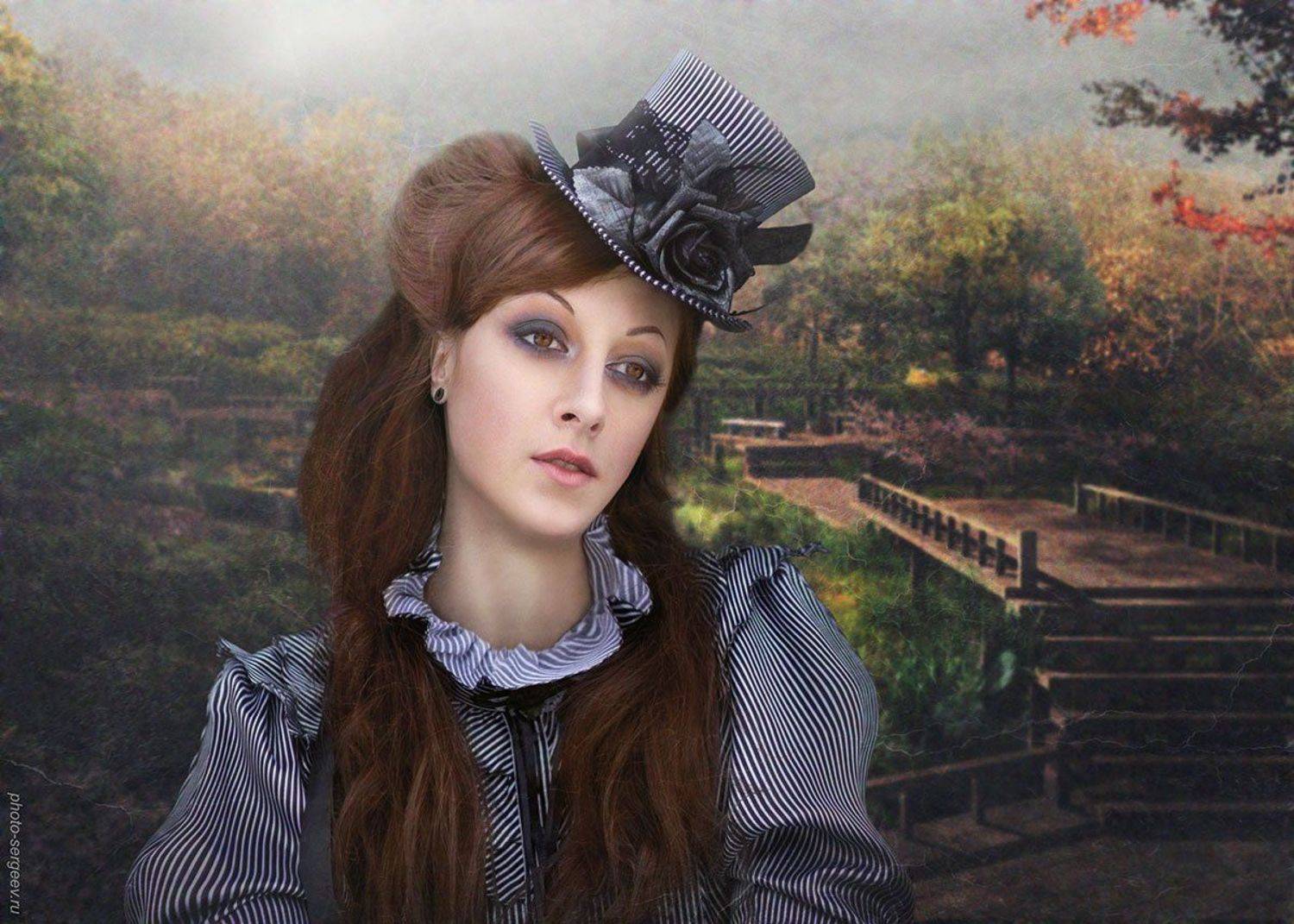 Арт, Женский портрет, Стилизация, Александр Сергеев