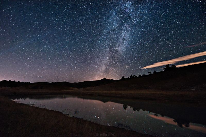Astrophotography, Forgotten, Galaxy, Milky way, Night landscape, Night sky На темной стороне Демир-Капу....photo preview