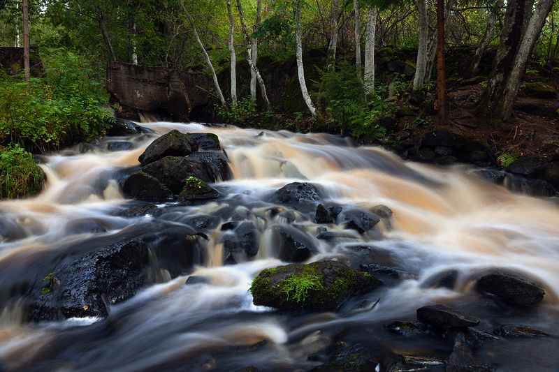 река, пейзаж, каскад, день Тохмайокиphoto preview