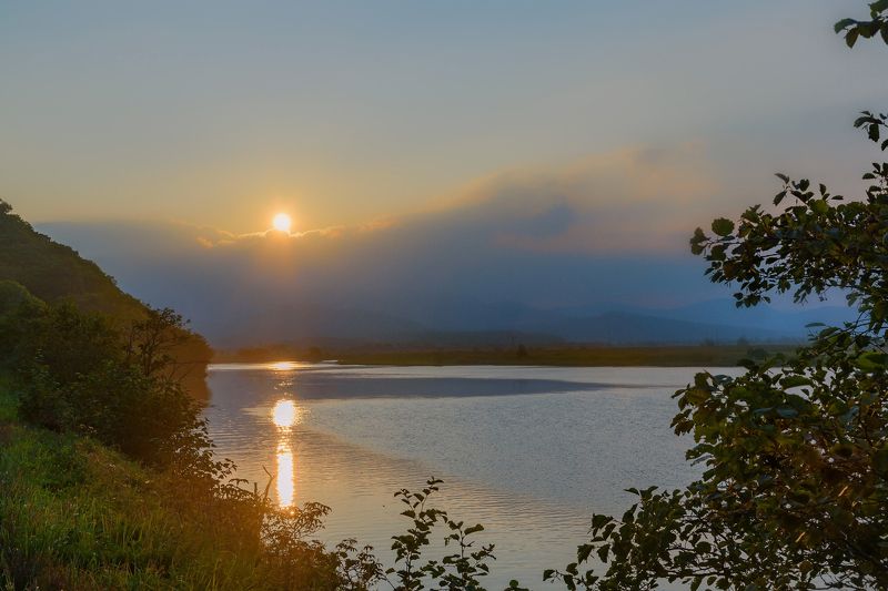 ррудная, рмонастырка, лето, закат Закат над стрелкойphoto preview