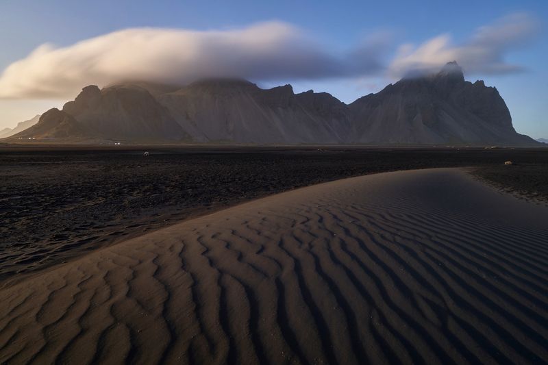sunset,mountains,iceland,sand,vestrahorn,beach Iceland 333photo preview