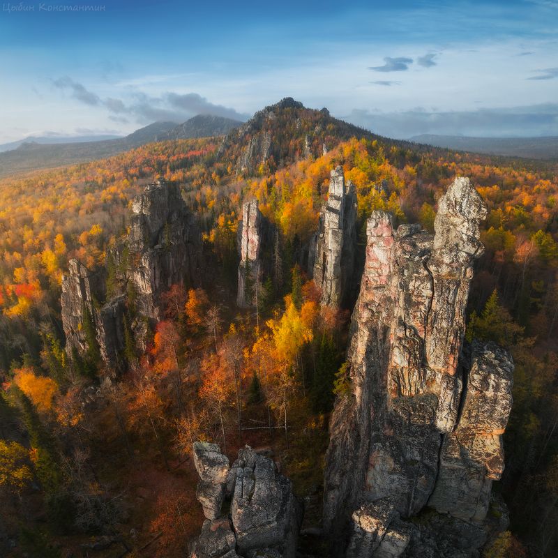 башкортостан, южный урал, уральские горы Инзерские зубчаткиphoto preview