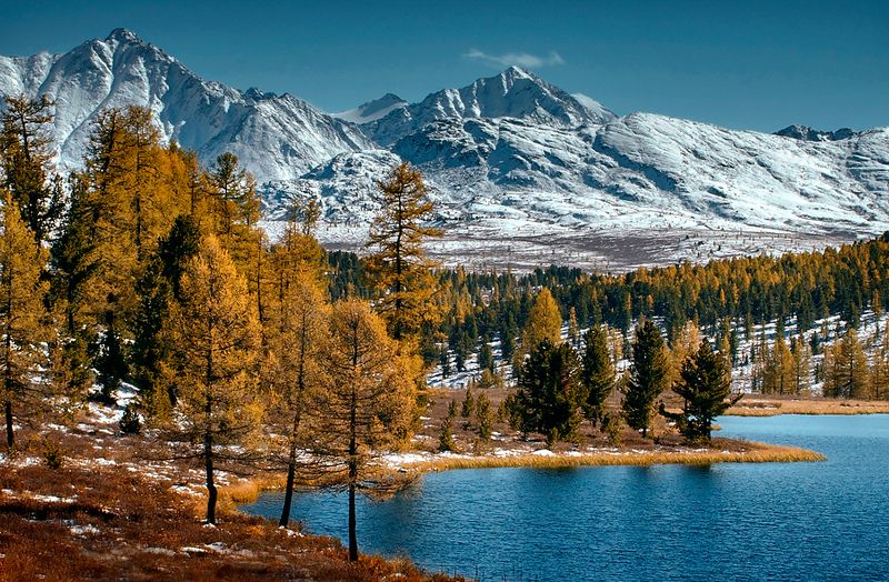 первый снег на оз. Киделюphoto preview