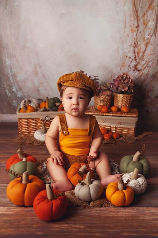 малыш, осень, мальчик, детское фото, детская фотография, тыквы, familyphoto, love, baby, family, babyphoto, children, childrenphoto, autumn, childrenphotography  фото превью