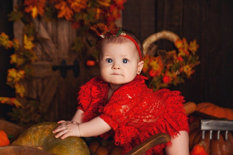 малышка, осень, девочка, детское фото, детская фотография, тыквы, familyphoto, love, baby, family, babyphoto, children, childrenphoto, autumn, childrenphotography  фото превью